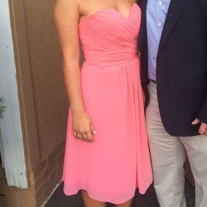 Coral bridesmaid dress. Worn once great condition